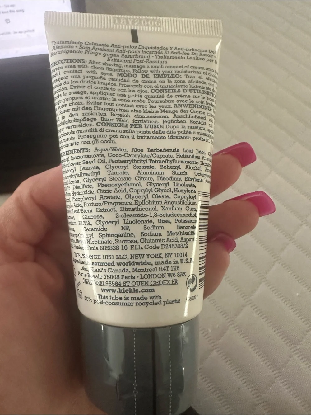 NEW! Kiehl's Close Shavers Squandron Ultimate Razor Burn & Bump Relief